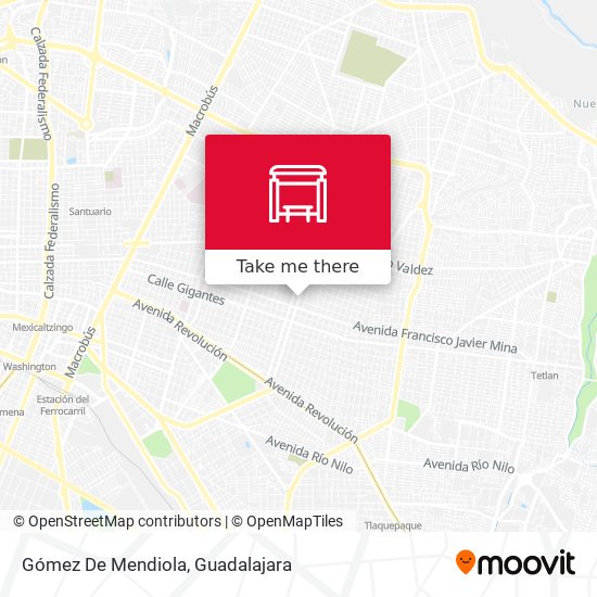 Gómez De Mendiola map