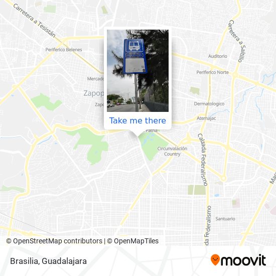 Mapa de Brasilia