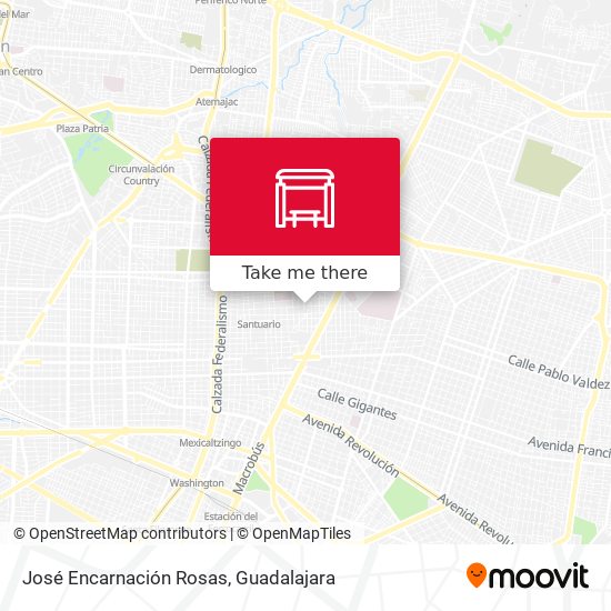 Mapa de José Encarnación Rosas