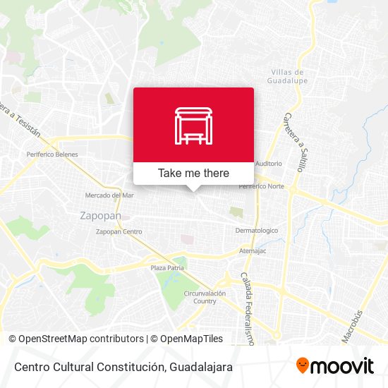 Mapa de Centro Cultural Constitución