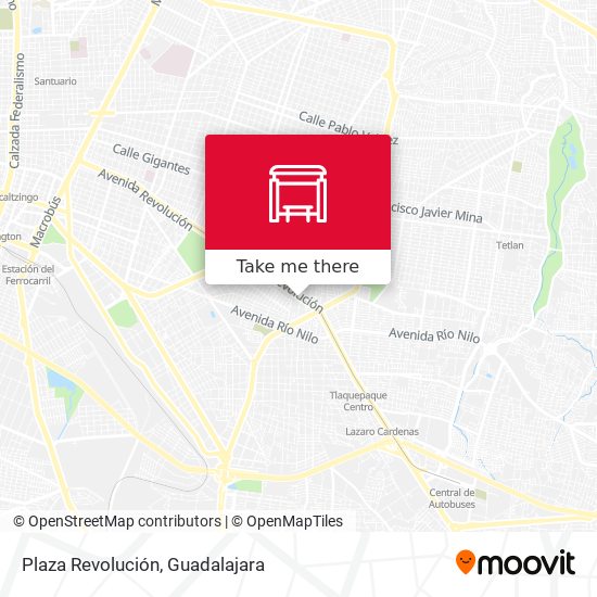 Plaza Revolución map