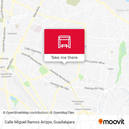 Mapa de Calle Miguel Ramos Arizpe