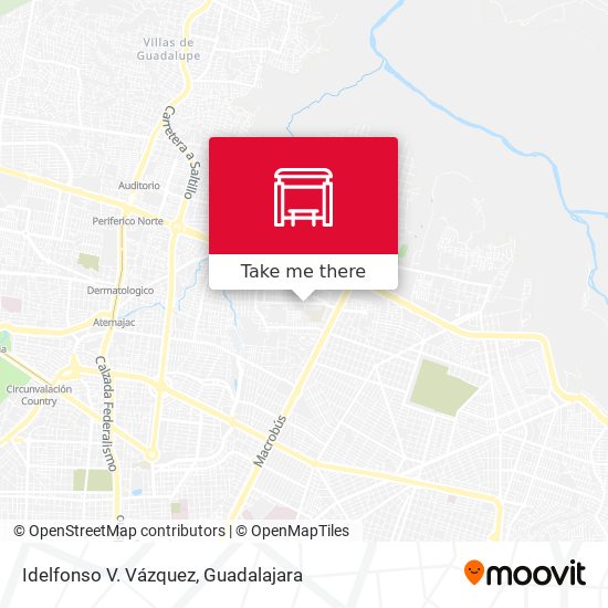 Idelfonso V. Vázquez map