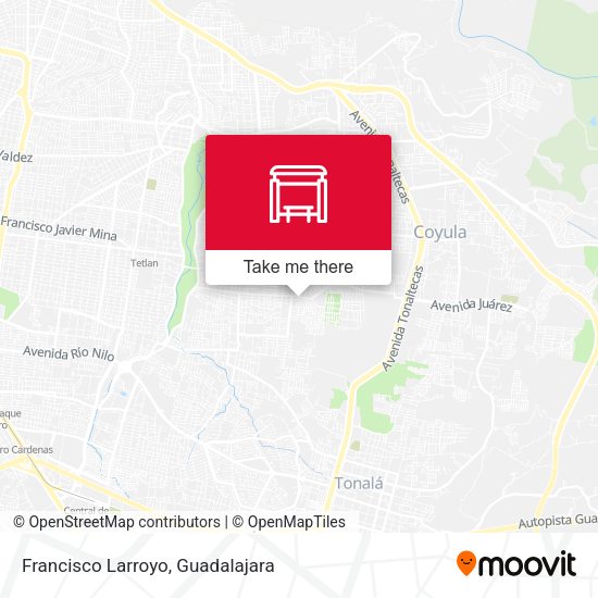 Francisco Larroyo map