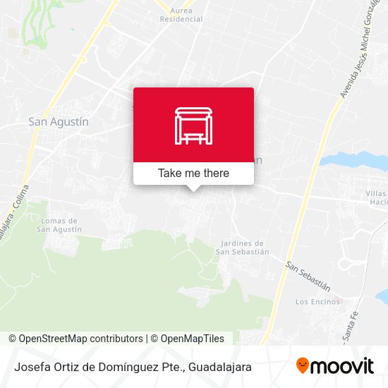 Josefa Ortiz de Domínguez Pte. map