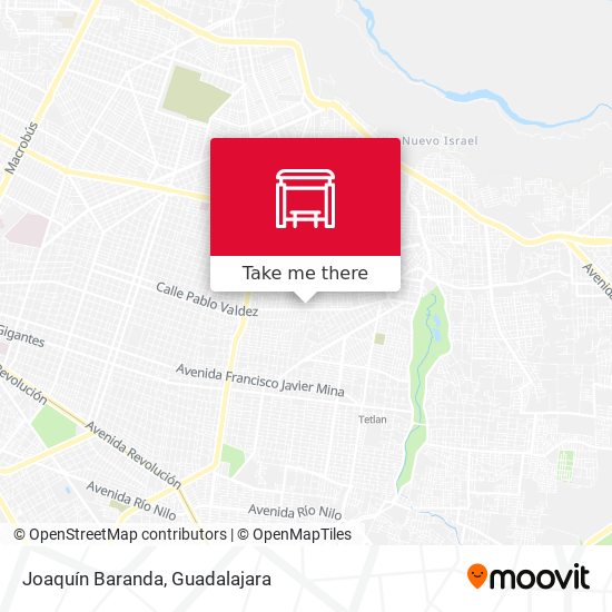 Joaquín Baranda map