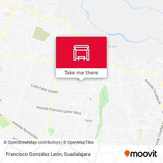 Francisco González León map
