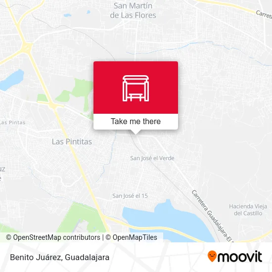 Benito Juárez map