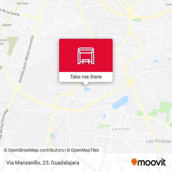 Mapa de Via Manzanillo, 23