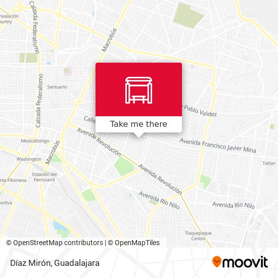 Mapa de Díaz Mirón