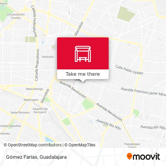 Mapa de Gómez Farías