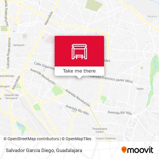 Salvador García Diego map