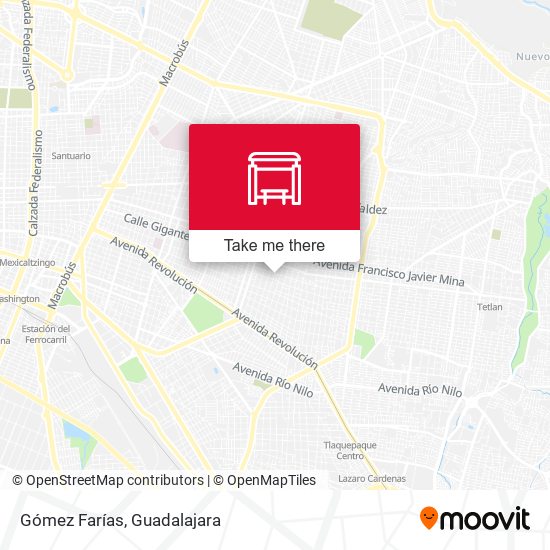 Gómez Farías map