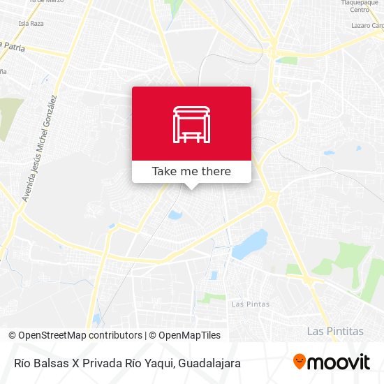 Río Balsas X Privada Río Yaqui map