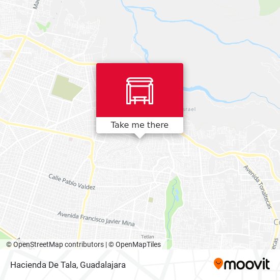 Mapa de Hacienda De Tala