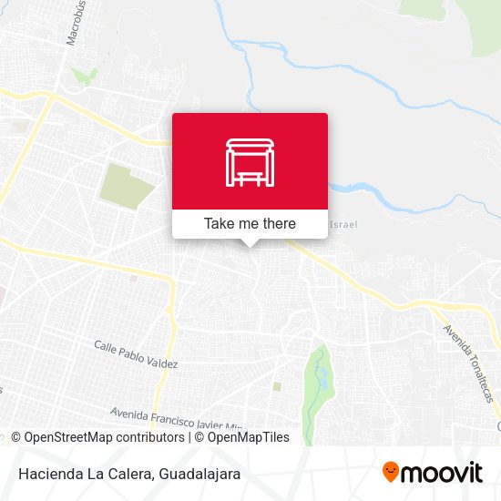 Hacienda La Calera map