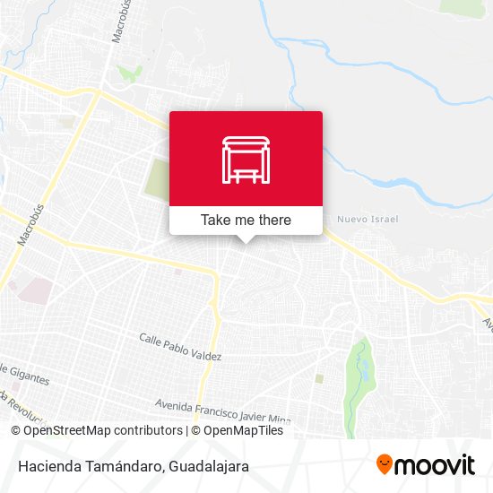 Hacienda Tamándaro map