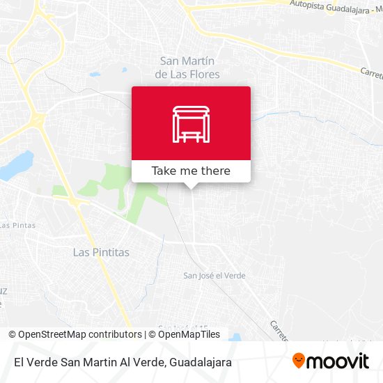 El Verde San Martin Al Verde map