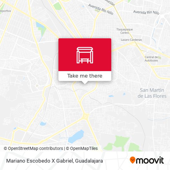 Mapa de Mariano Escobedo X Gabriel