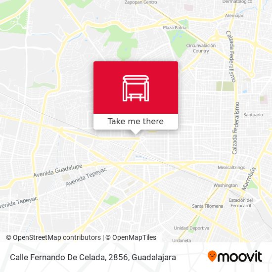 Mapa de Calle Fernando De Celada, 2856