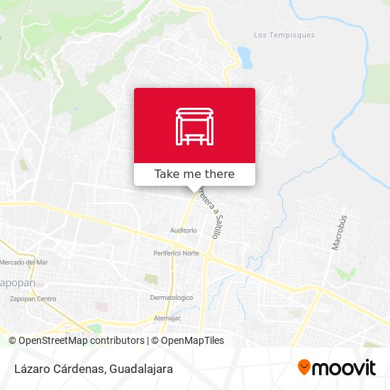 Lázaro Cárdenas map