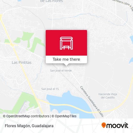Mapa de Flores Magón