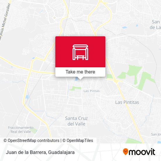 Juan de la Barrera map