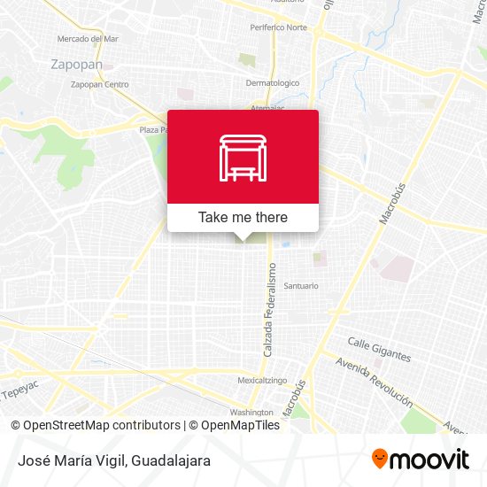 José María Vigil map