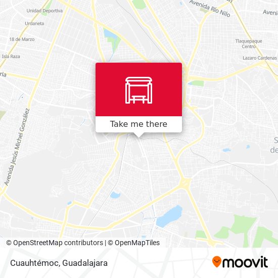 Mapa de Cuauhtémoc