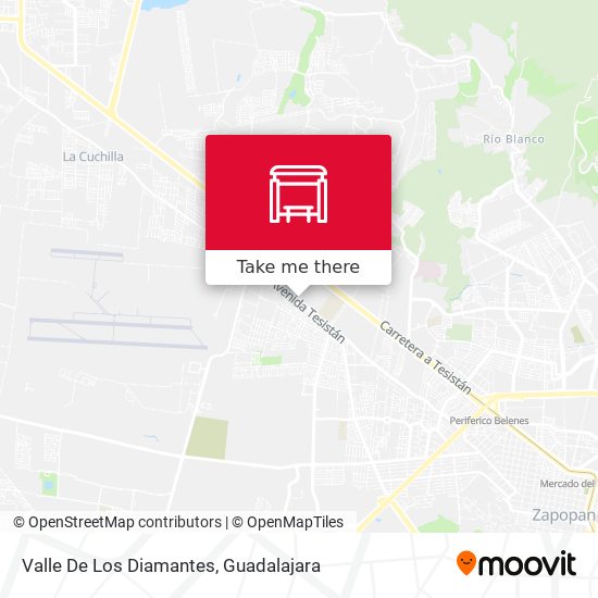 Valle De Los Diamantes map