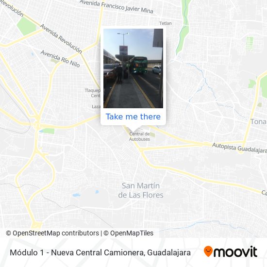 Módulo 1 - Nueva Central Camionera map