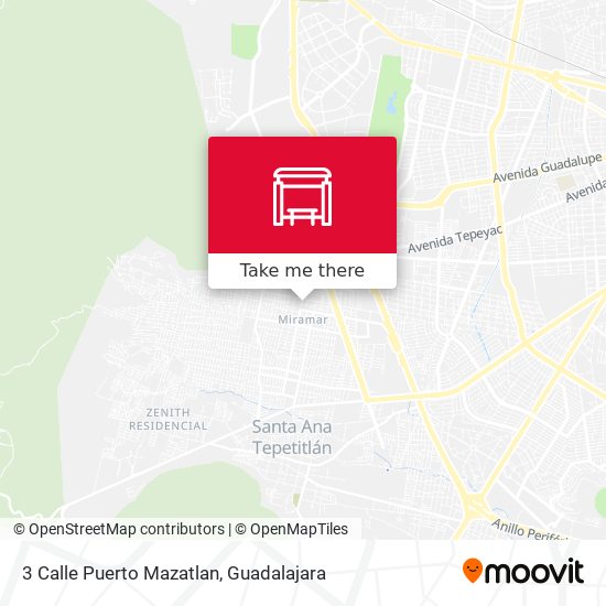 Mapa de 3 Calle Puerto Mazatlan