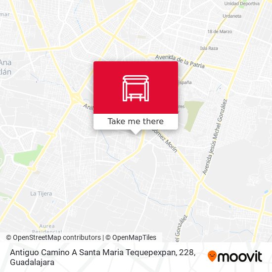 Mapa de Antiguo Camino A Santa Maria Tequepexpan, 228