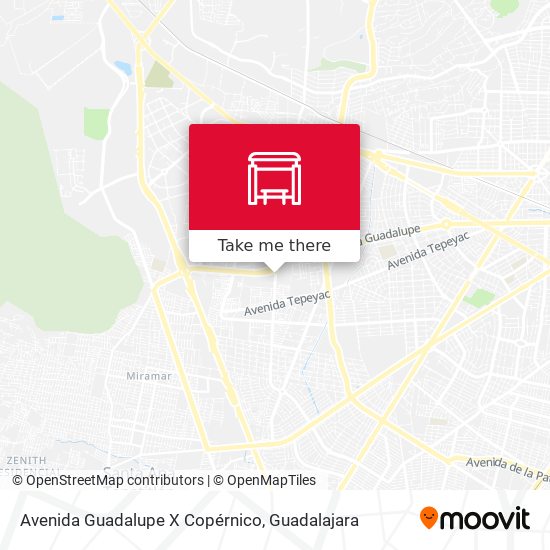 Mapa de Avenida Guadalupe X Copérnico