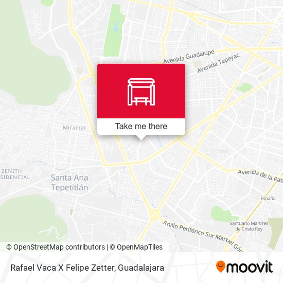 Rafael Vaca X Felipe Zetter map