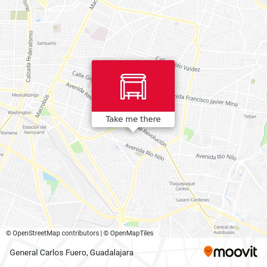 General Carlos Fuero map