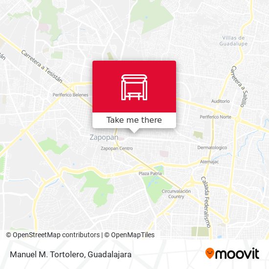 Mapa de Manuel M. Tortolero