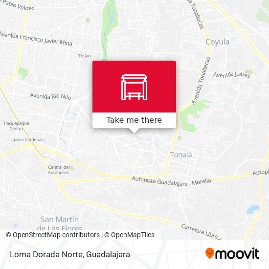 Mapa de Loma Dorada Norte