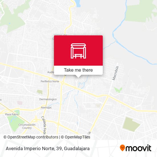 Mapa de Avenida Imperio Norte, 39