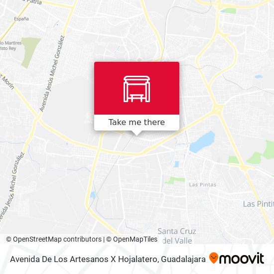 Mapa de Avenida De Los Artesanos X Hojalatero
