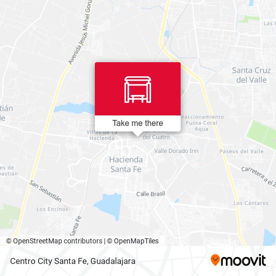 Centro City Santa Fe map