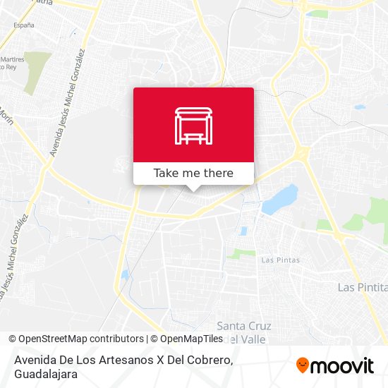 Avenida De Los Artesanos X Del Cobrero map