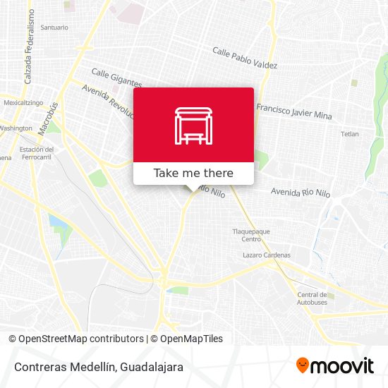 Contreras Medellín map