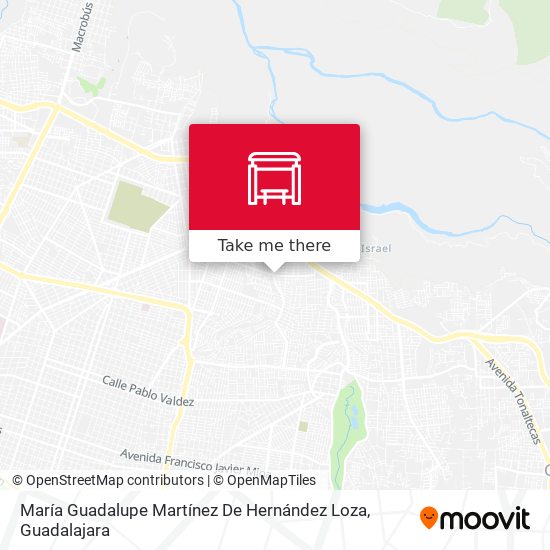 Mapa de María Guadalupe Martínez De Hernández Loza