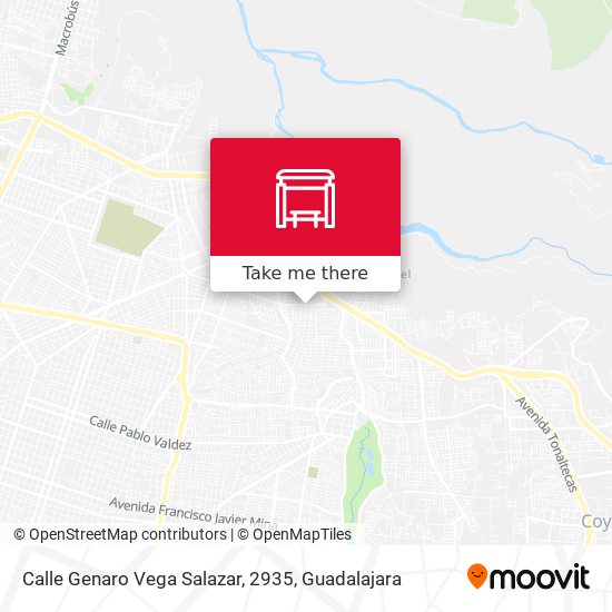 Calle Genaro Vega Salazar, 2935 map