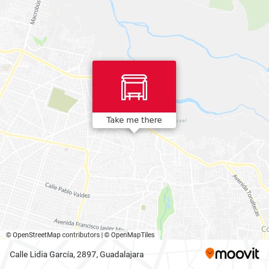 Mapa de Calle Lidia García, 2897