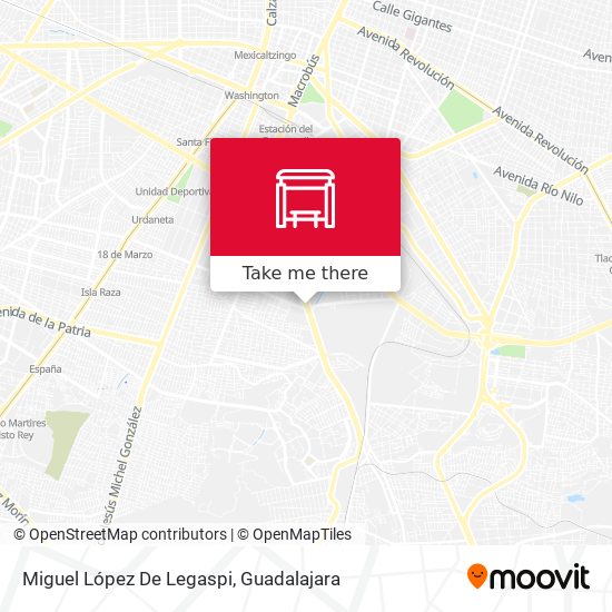 Miguel López De Legaspi map
