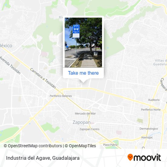 Mapa de Industria del Agave