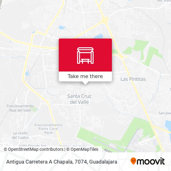 Antigua Carretera A Chapala, 7074 map