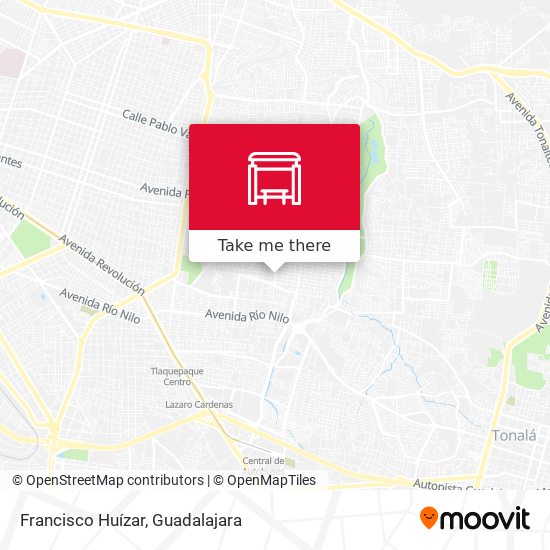Francisco Huízar map